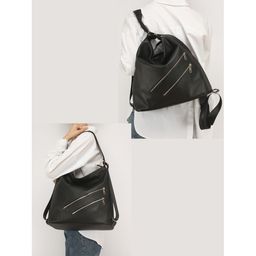 Сумка женская искусственная кожа ADEL-245/1в (рюкзак-change), 1отдел+кар/перег. плеч/ремень, черный 249776 - Adelia фото 5