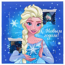 Подарочная коробка адвент-календарь С Новым Годом, Холодное Сердце - Disney фото 12