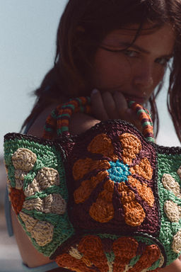 MINI BOLSO COMBINADO FLORES / Multicolor