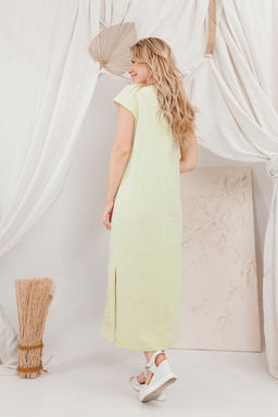 Платье AMORI 9685 желный лимон  фото 2