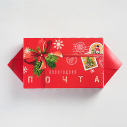Цена за 5 шт. Коробка подарочная - конфета «Новогодняя почта», 9×14.5×5 см, Новый год