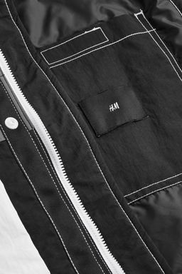 Chaqueta boxy de nailon - H&m фото 3