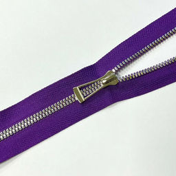 Молния трактор №5 Premium разъем 75см никель D865 фиолетовый уп.5шт