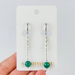 Серьги из Флюорита