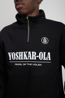 Толстовка мужская с воротником "Yoshkar-Ola" черный