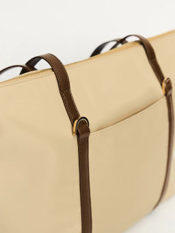 Сумка-шоппер с контрастными ручками / Zarina