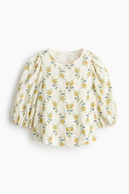 Blusa en mezcla de lino