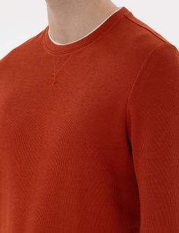 Kahverengi Regular Fit Sweatshirt - Pierre cardin фото 7