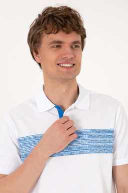 Erkek Regular Fit Polo Yaka Beyaz Ti__rt Sepette S_rpriz _ndirim - U.s. polo assn фото 2