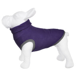 Жилетка флисовая "Violet"на Французского бульдога, фиолетовая размер M зп24ос