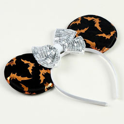 Ободок карнавальный на Хэллоуин «Летучая кошечка»