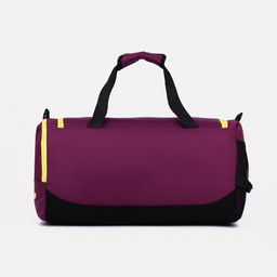 Сумка спортивная на молнии, отдел для обуви, 2 наружных кармана, длинный ремень, цвет фиолетовый - Simaland фото 3