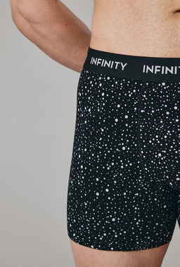 Infinity / Набор из 3 шт Трусы удлиненные боксер муж Roberto серый принт - Infinity Lingerie фото 6