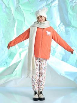 Beli Lastikli Desenli K?z ?ocuk Jogger Pantolon
