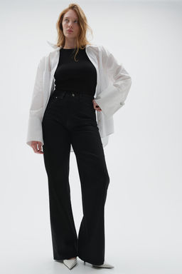 Curvy Fit Wide Ultra High Jeans - H&m фото 5