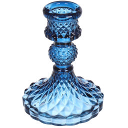 Цена за 4 шт. Подсвечник "Элисон" 8*10,5 см, Сапфир