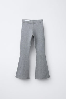 FLARE RIBBED LEGGINGS