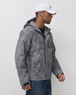 Куртка спортивная мужская весна осень серого цвета 25473Sr - Mtforce фото 3