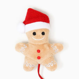 Игрушка-дразнилка для кошек Пряник в колпаке, с бубенчиком - Пижон фото 4