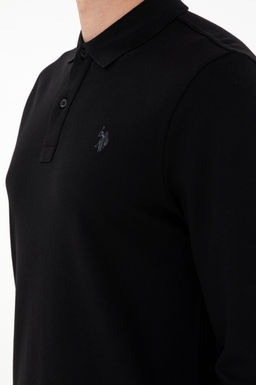Свитшот мужской U.S. Polo Assn. черный хлопок  фото 14
