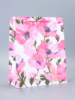 Цена за 2 шт. Пакет подарочный ламинированный Весна 26?12?32 см