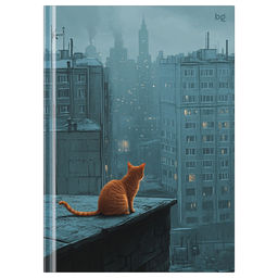 Бизнес-блокнот А5 80л. "Районы - кварталы" ("BG", ББ5т80_лг 57571) глянцевая ламинация