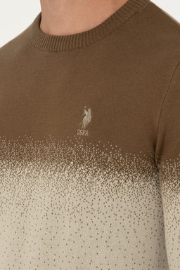 Мужской свитер цвета хаки - U.s. polo assn фото 7