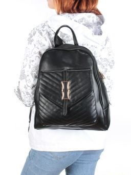 T3539 BLACK Сумка-рюкзак (искусственная кожа) - Фабричный китай фото 5
