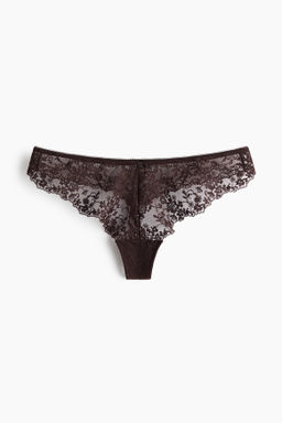Braga thong con dise?o bordado