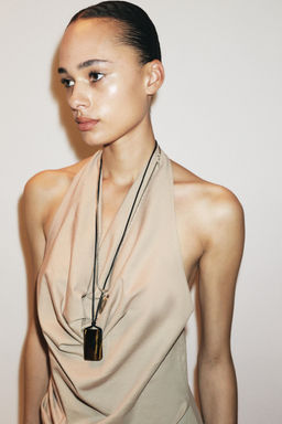 DYED EFFECT HALTER TOP - Zara фото 3