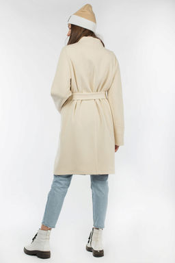 01-09205 Пальто женское демисезонное (пояс) - El podio фото 2