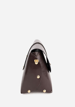 Сумка кроссбоди коричневая 1673 - L-craft фото 7