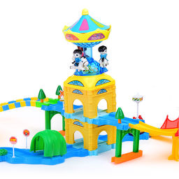 Трек "Карусель" с туннелем (свет/звук) в коробке