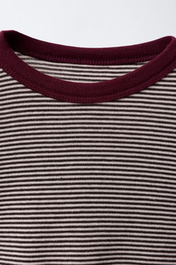 CAMISETA RAYAS / Marr?n - Zara фото 3