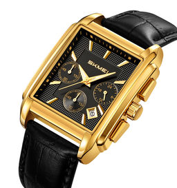 Часы наручные Skmei мужские электронные спортивные 2339gold-black ремень