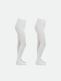 Basic ?nce K?z ?ocuk K?lotlu ?orap 2li