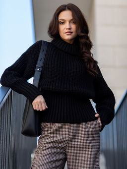 Водолазка крупной вязки - Marchello marchellini фото 4