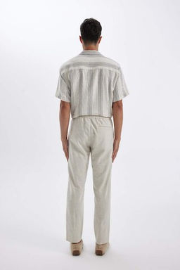 Хлопковые брюки узкого кроя Jogger - Defacto фото 7