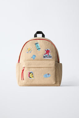 MOCHILA PARCHES / tostado