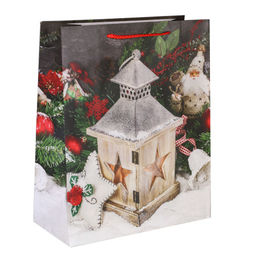 Цена за 12 шт. Пакет подарочный 26х32х12см / 5383L /уп 12/384/Новый год - Галеонтрейд фото 2