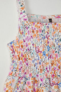 Pembe K?z Cocuk Cicekli Ask?l? Mini Orme Elbise TKDSS25EL00064 - Trendyolmilla фото 5