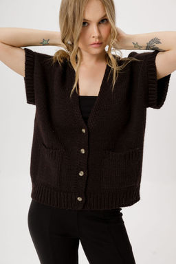 Жилет Pirs 6345 горький шоколад фото 5