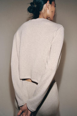CHAQUETA BOTONES MANGA LARGA / Beige - Zara фото 3