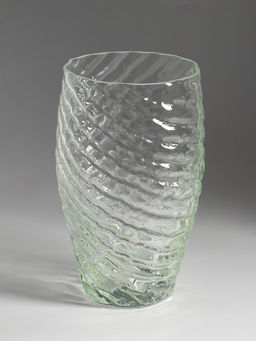 Ваза для цветов, h=21 см, d=11, стекло, прозрачная