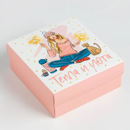 Новогодний подарочный набор термос и носки 3 пары KAFTAN «Тепла и уюта», размер 36-39