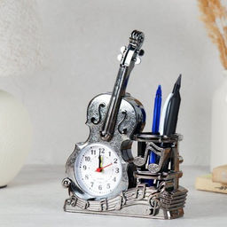 Часы настольные Скрипка 14,5х5х22 см / F538 /уп 120/ - Галеонтрейд фото 4