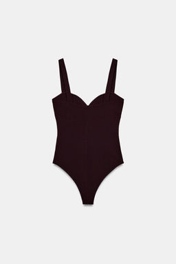 STRAPPY BODYSUIT - Zara фото 7