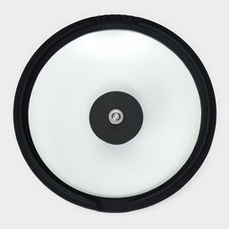 Крышка Magistro, d=20 см, со сливом, с силиконовым ободком и ручкой, жаропрочное стекло