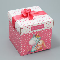 Коробка складная Моей звёздочке, 15 х 15 х 15 см