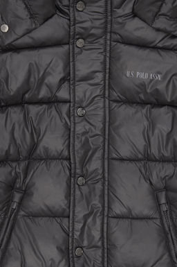 Пальто для мальчика антрацитового цвета - U.s. polo assn фото 3